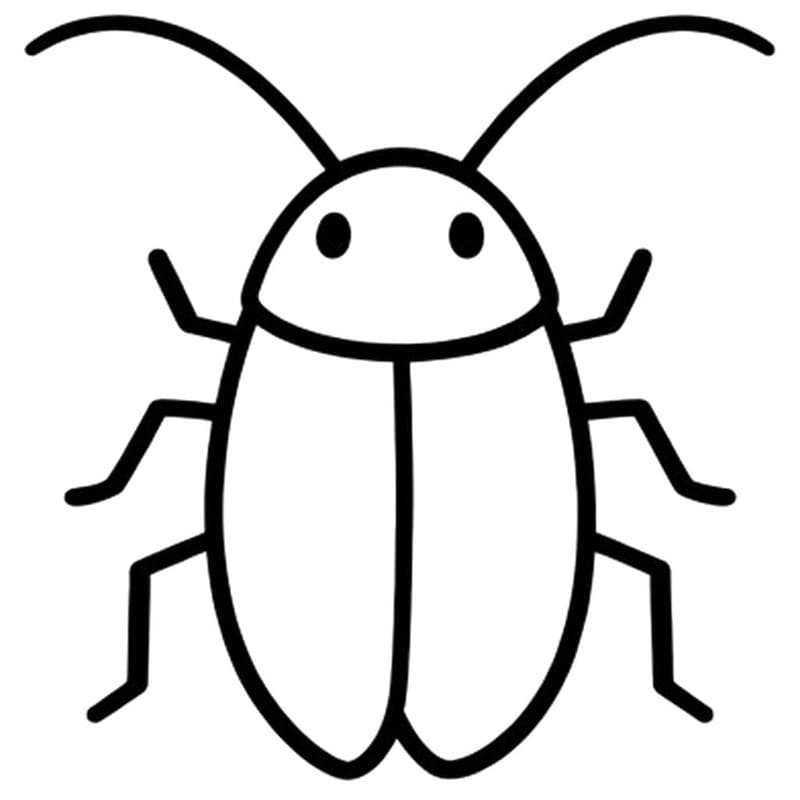 Kakerlaken druckbare für Kinder