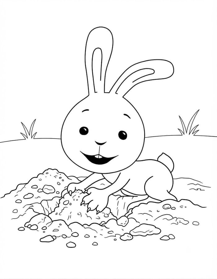 Kikaninchen zum Ausdrucken für Kinder