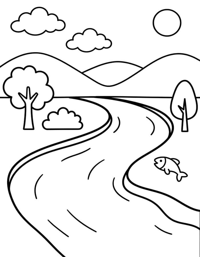 Kostenlos Druckbare Fluss