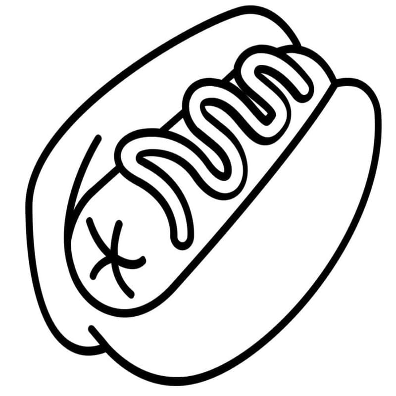 Kostenlos Druckbare Hotdog