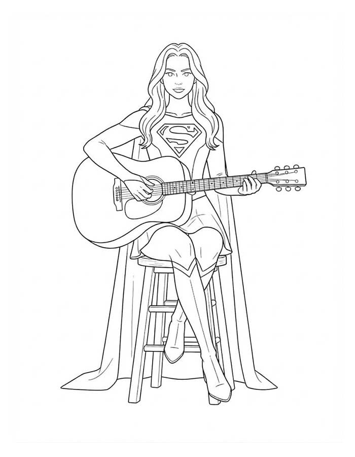 Kostenlos Druckbare Supergirl