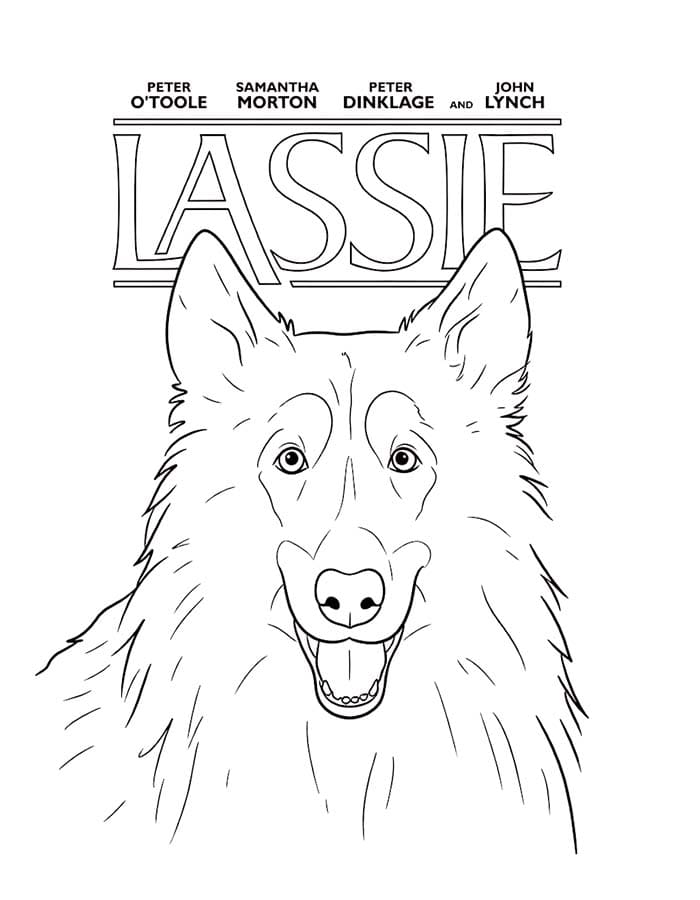 Lassie druckbare für Kinder