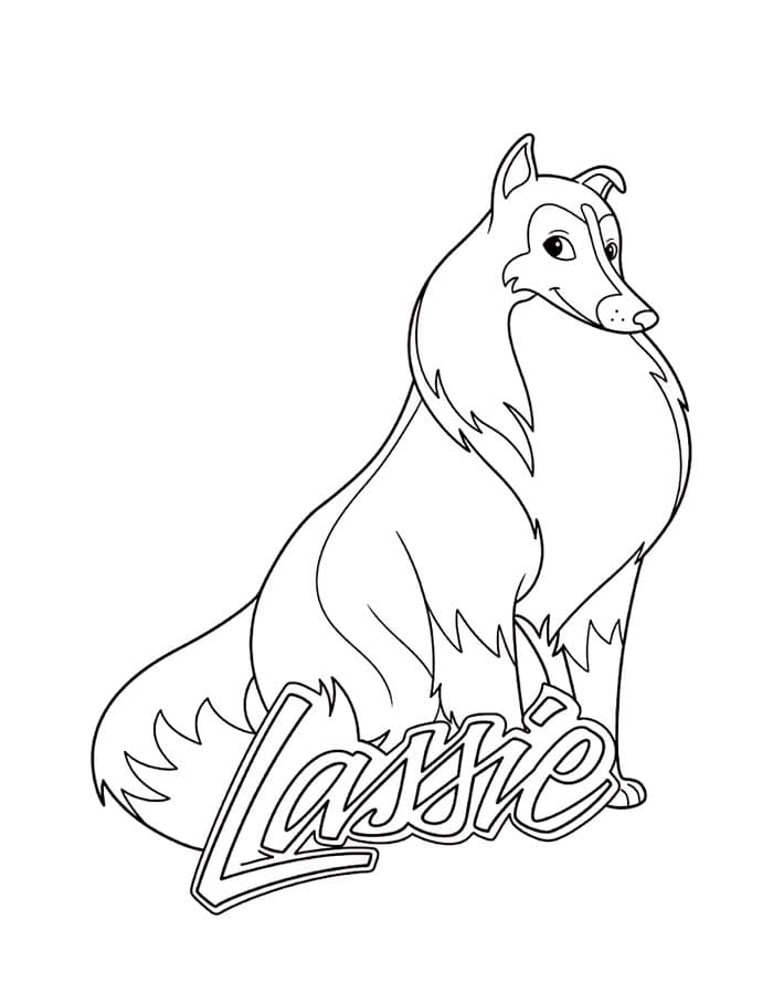 Lassie kostenlos druckbare