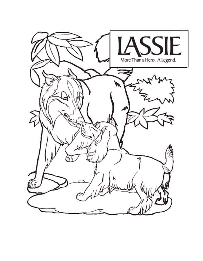 Lassie kostenlos druckbare schlicht