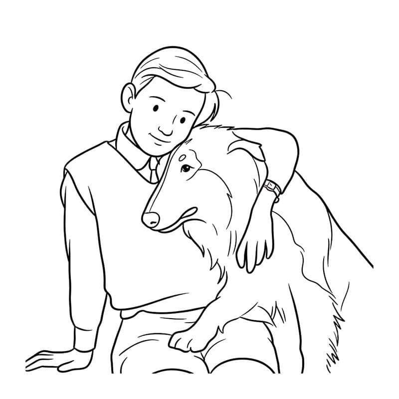 Lassie zum Ausdrucken