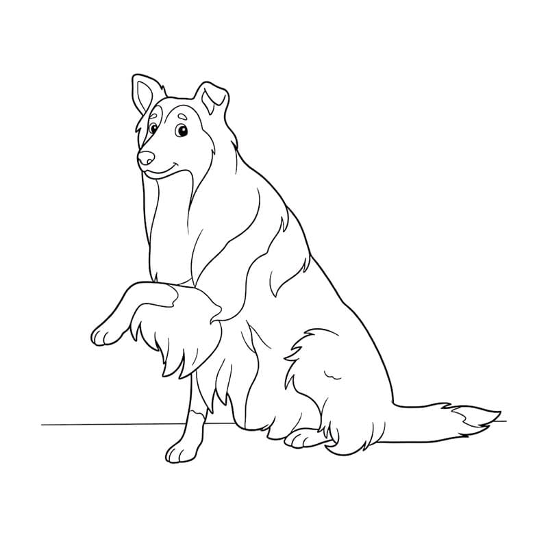 Lassie zum Ausdrucken für Kinder