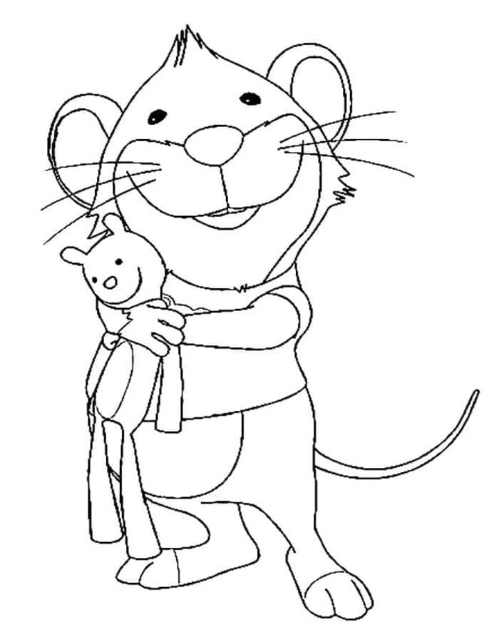 Leo Lausemaus coloring pages