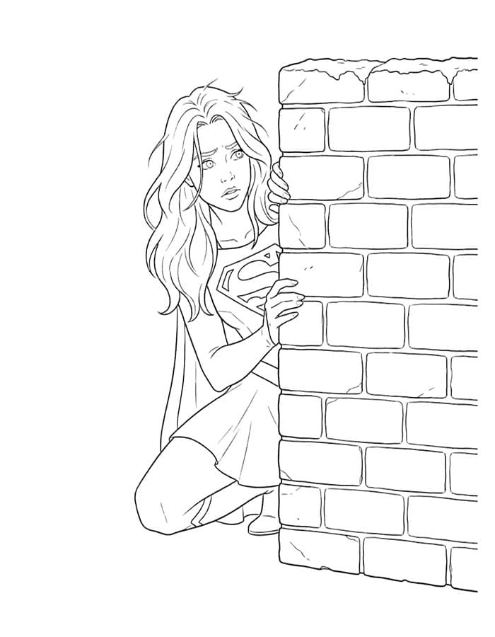 Supergirl druckbare