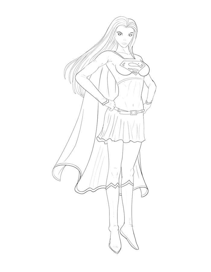 Supergirl kostenlos druckbare