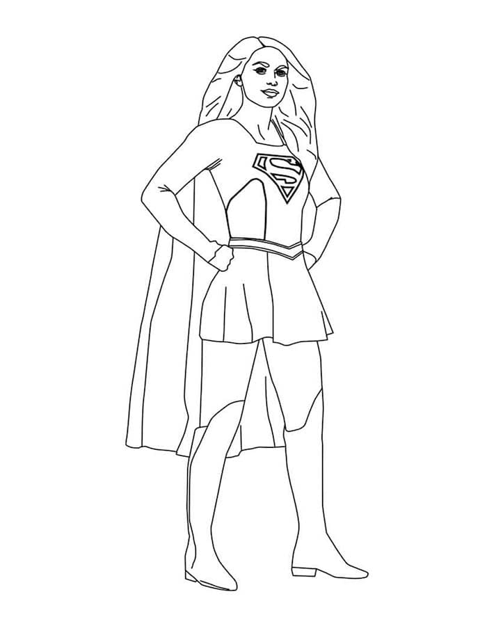 Supergirl kostenlos druckbare basisch