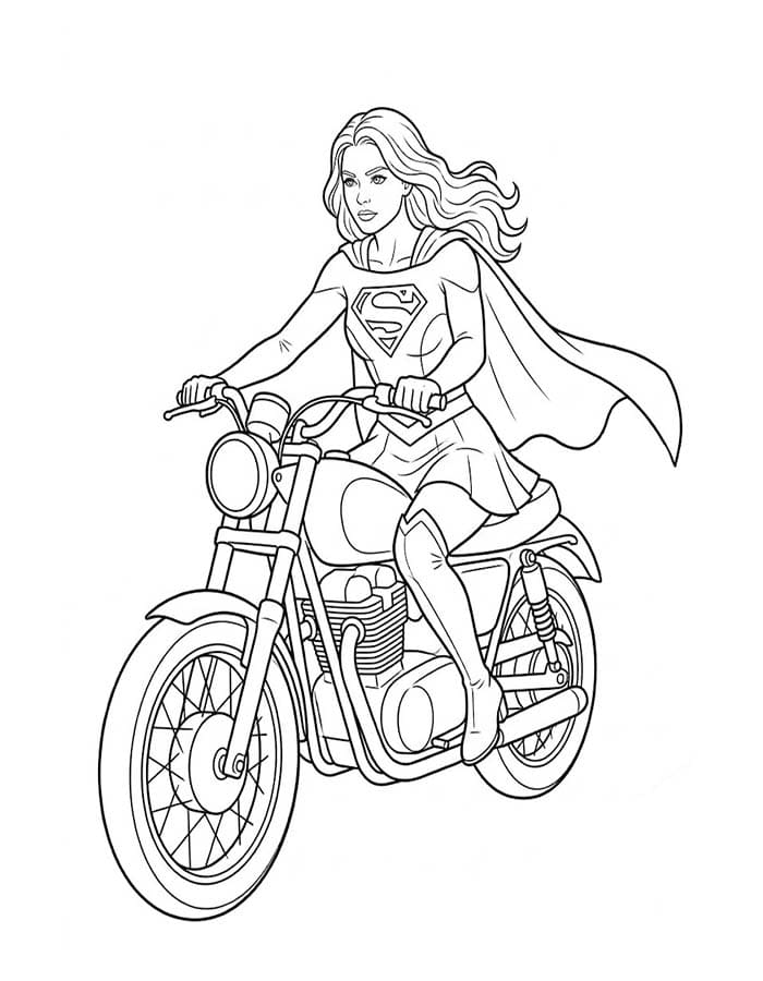 Supergirl kostenlos druckbare einfach