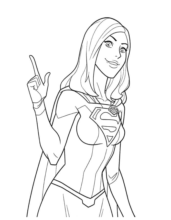 Supergirl kostenlos druckbare schlicht