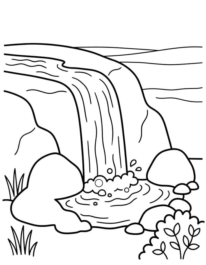 Wasserfall für Kinder