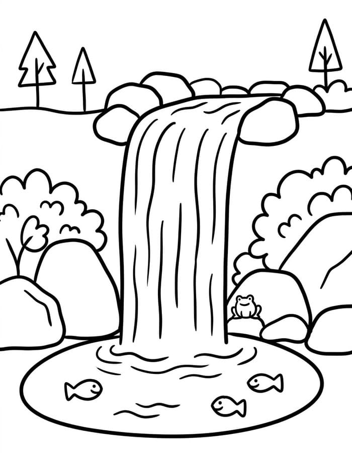Wasserfall kostenlos basisch
