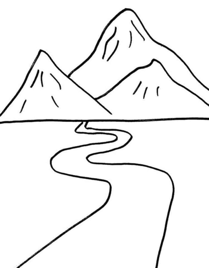Zeichne Fluss basisch