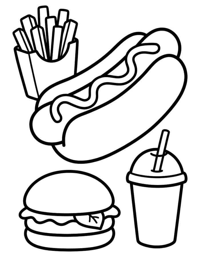 Zeichne Hotdog