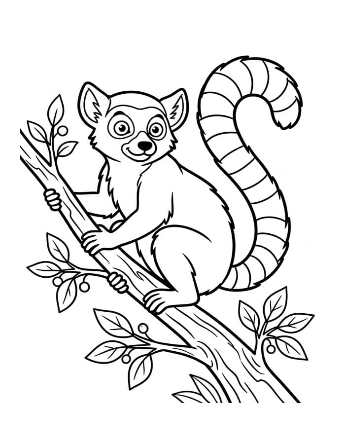Zeichne Lemur
