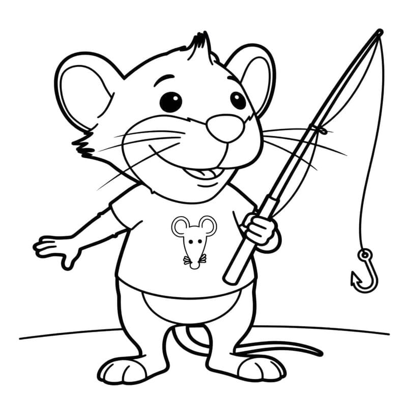 Zeichne Leo Lausemaus kostenlos
