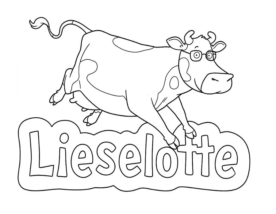 Lieselotte coloring pages