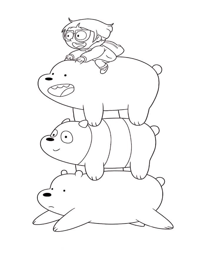 We bare Bears zum Ausdrucken für Kinder