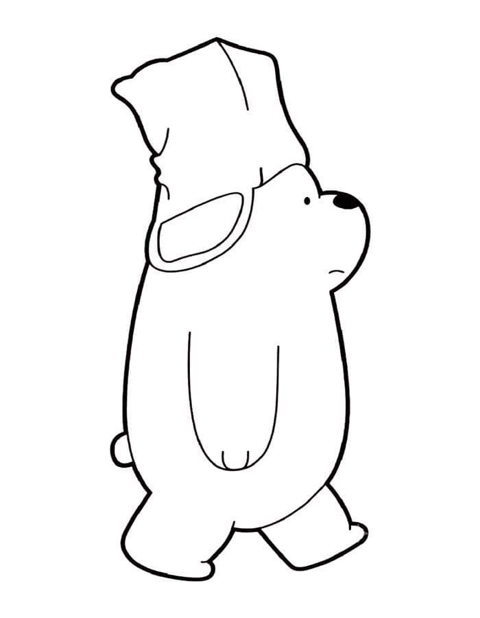 Zeichne We bare Bears druckbare schlicht