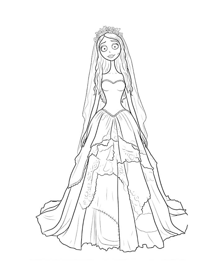 Corpse Bride druckbare