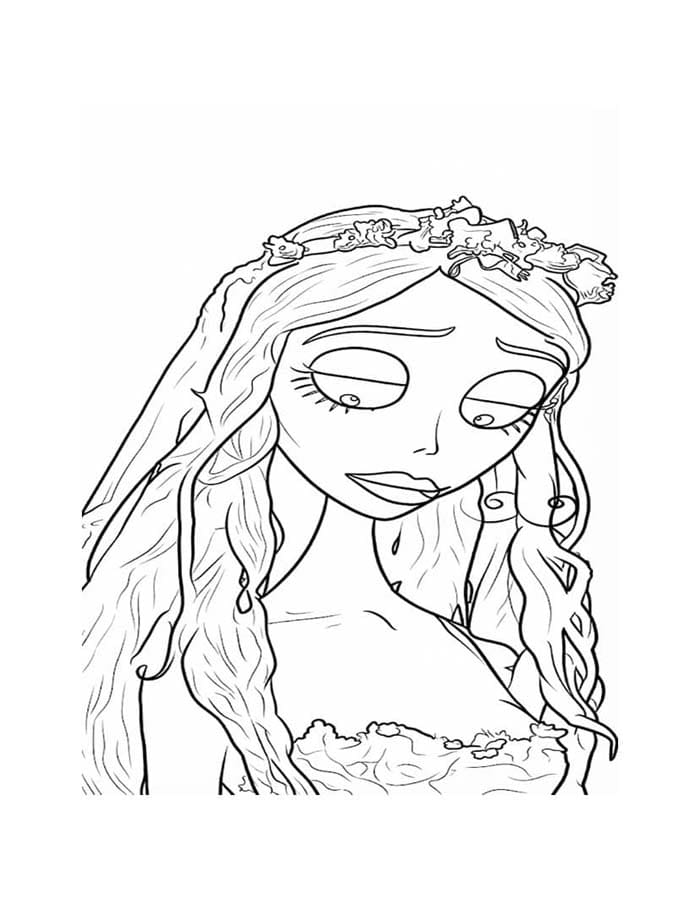 Corpse Bride kostenlos druckbare basisch
