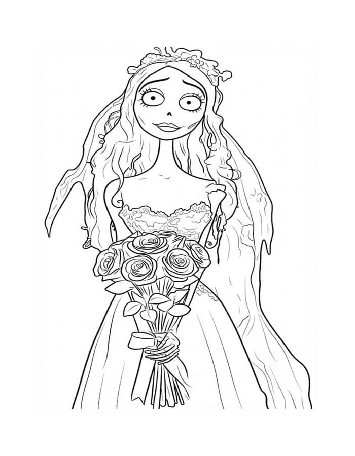 Corpse Bride zum Ausdrucken