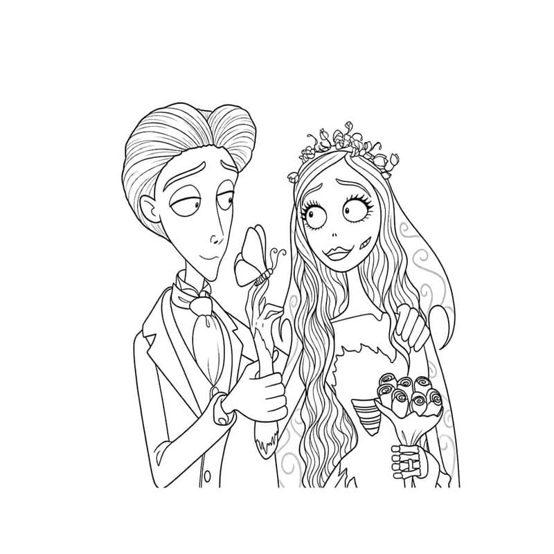 Druckbare Corpse Bride