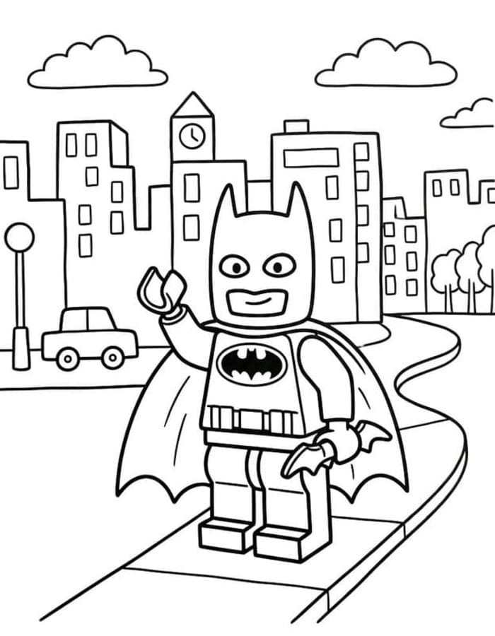 Druckbare Lego Batman