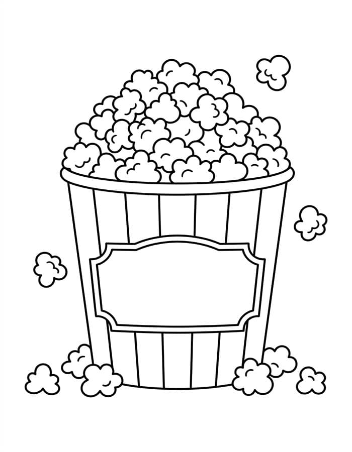 Druckbare Popcorn