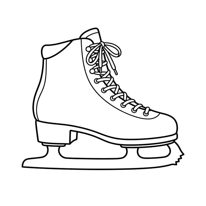 Druckbare Schlittschuh