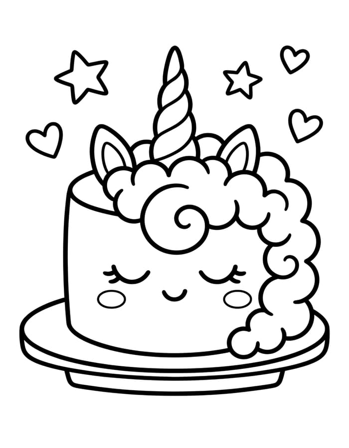 Einhornkuchen kostenlos