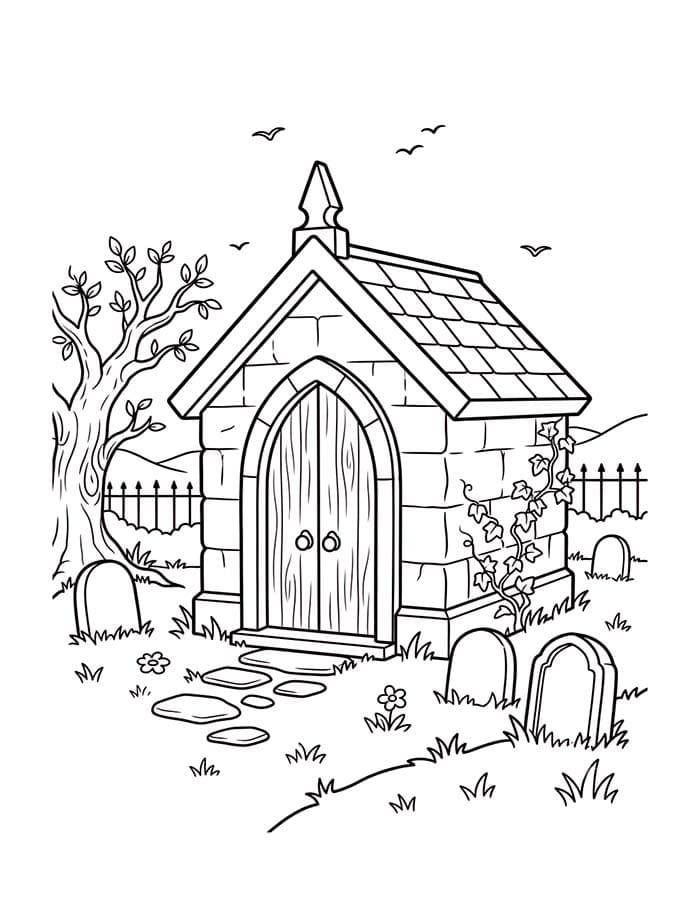 Friedhof druckbare für Kinder