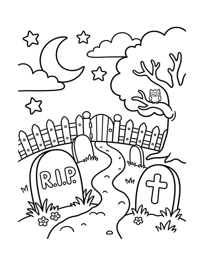 Friedhof zum Ausdrucken