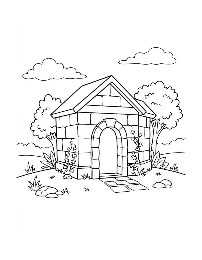 Friedhof zum Ausdrucken für Kinder