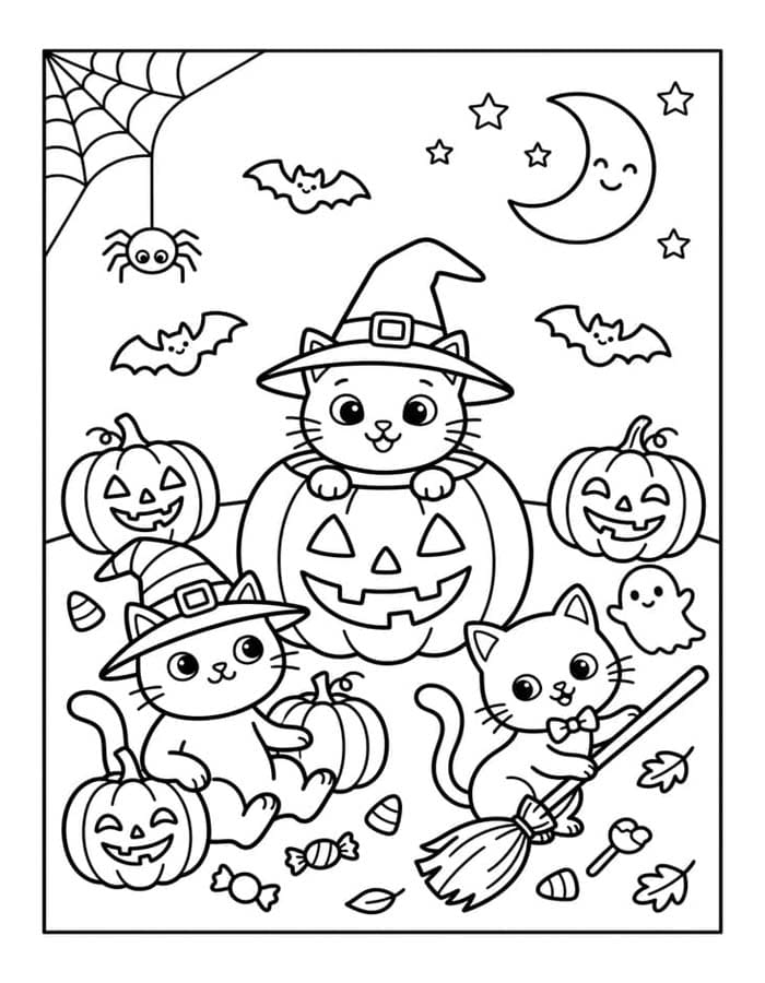 Halloween Katze kostenlos