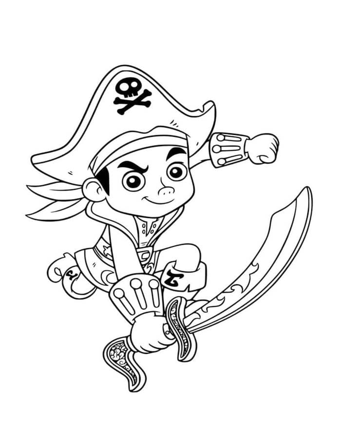 Jake und die Nimmerland Piraten druckbare für Kinder