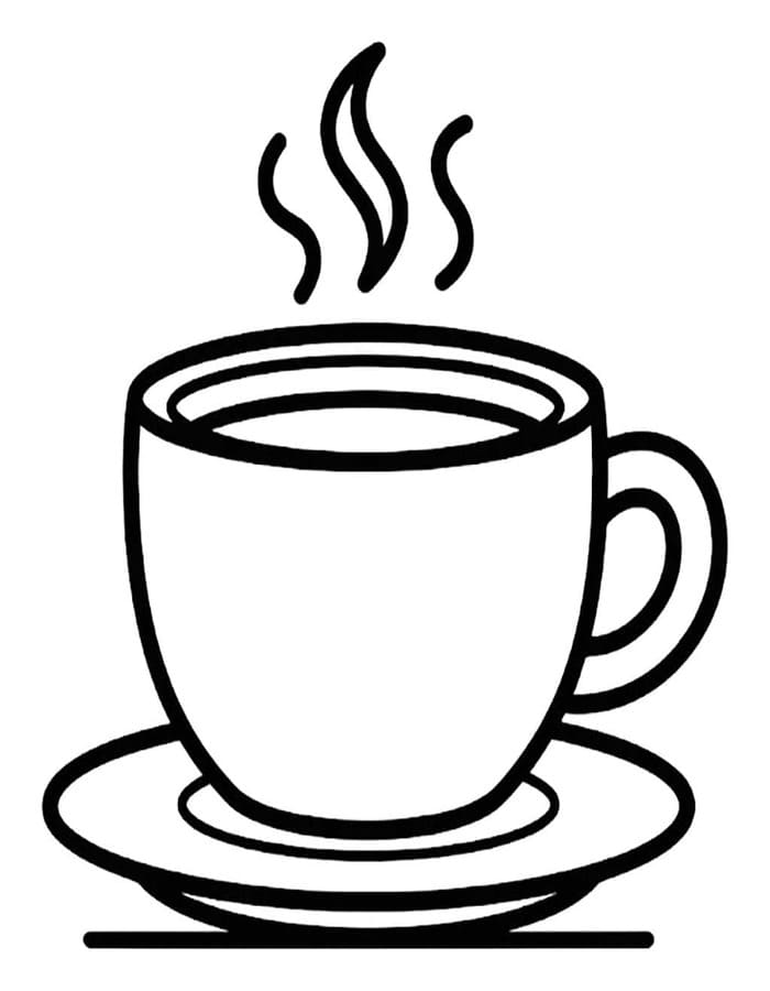 Kaffee druckbare basisch