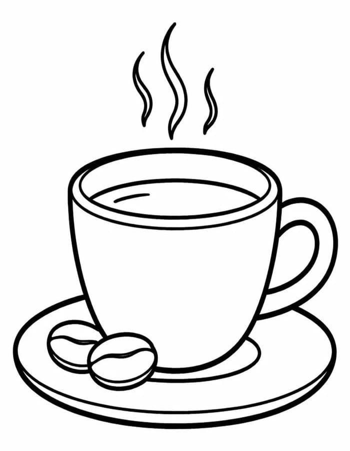 Kaffee druckbare für Kinder