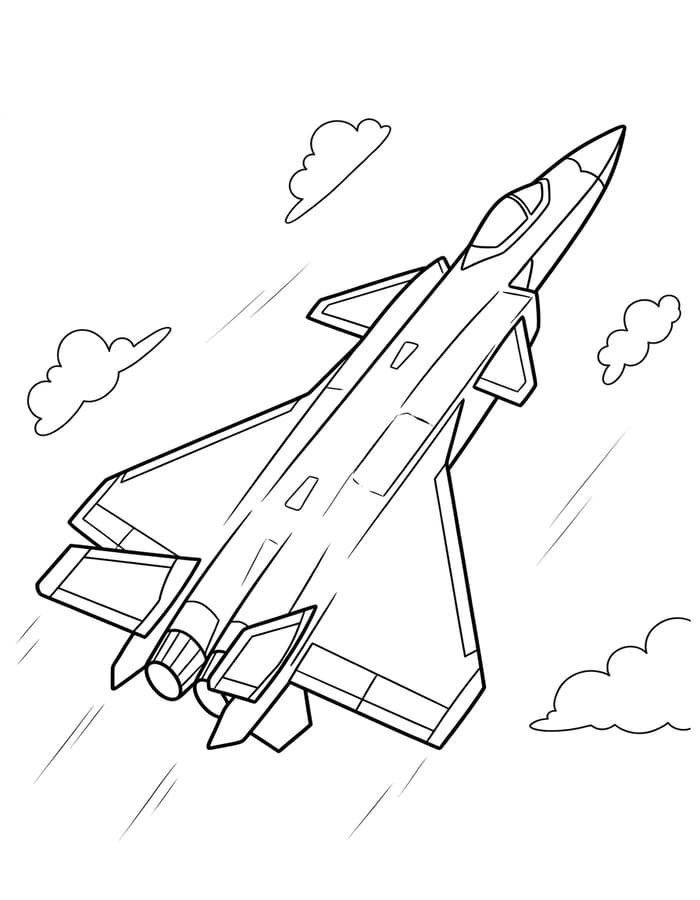 Kampfjet druckbare