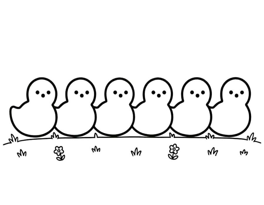 Kostenlos Druckbare Peeps