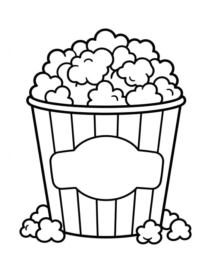 Kostenlos Druckbare Popcorn