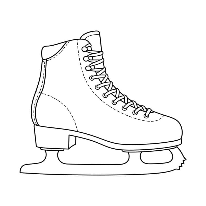 Kostenlos Druckbare Schlittschuh