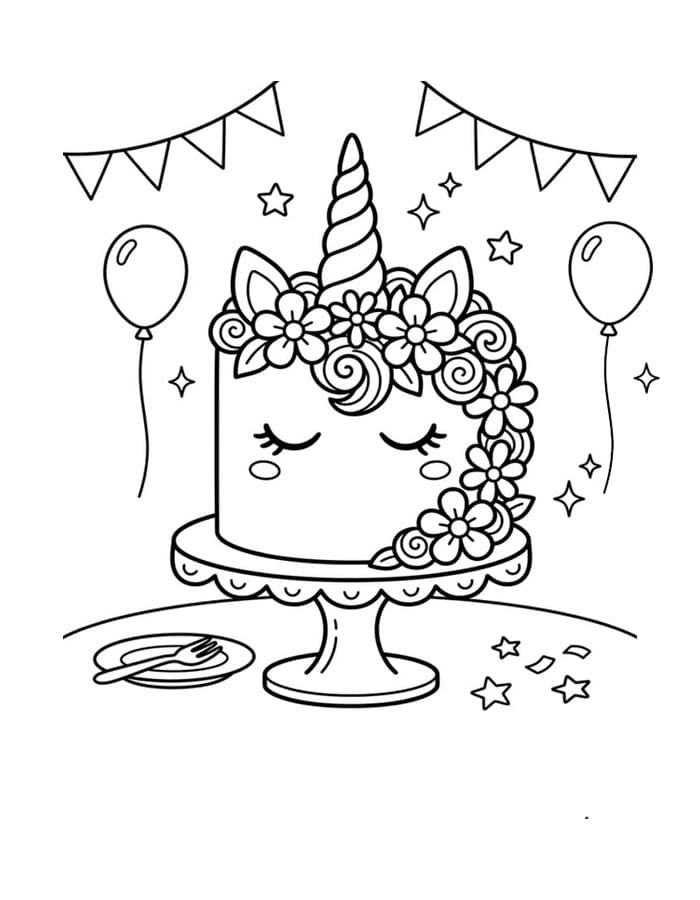 Kostenlos Einhornkuchen