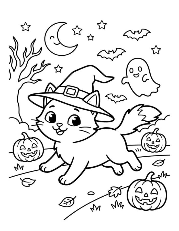 Kostenlos Halloween Katze