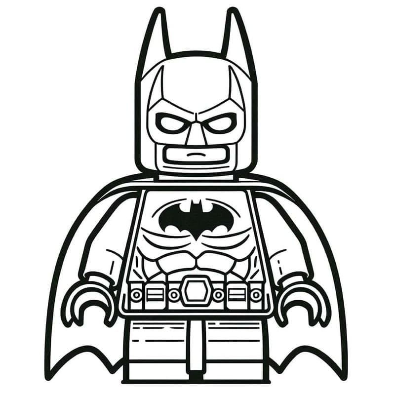 Lego Batman kostenlos druckbare basisch