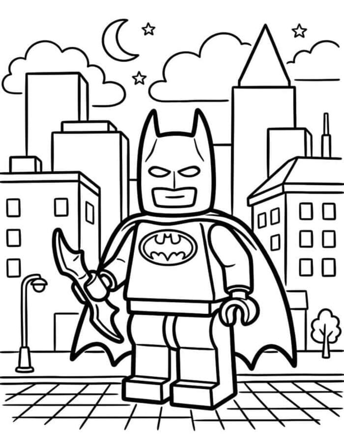 Lego Batman kostenlos druckbare einfach