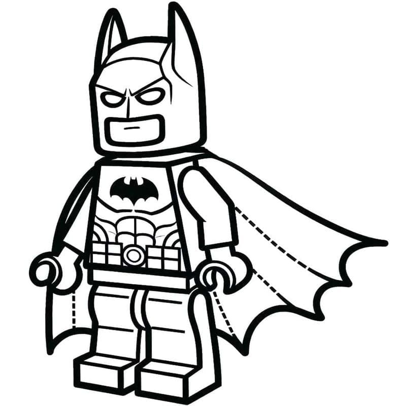 Lego Batman zum Ausdrucken