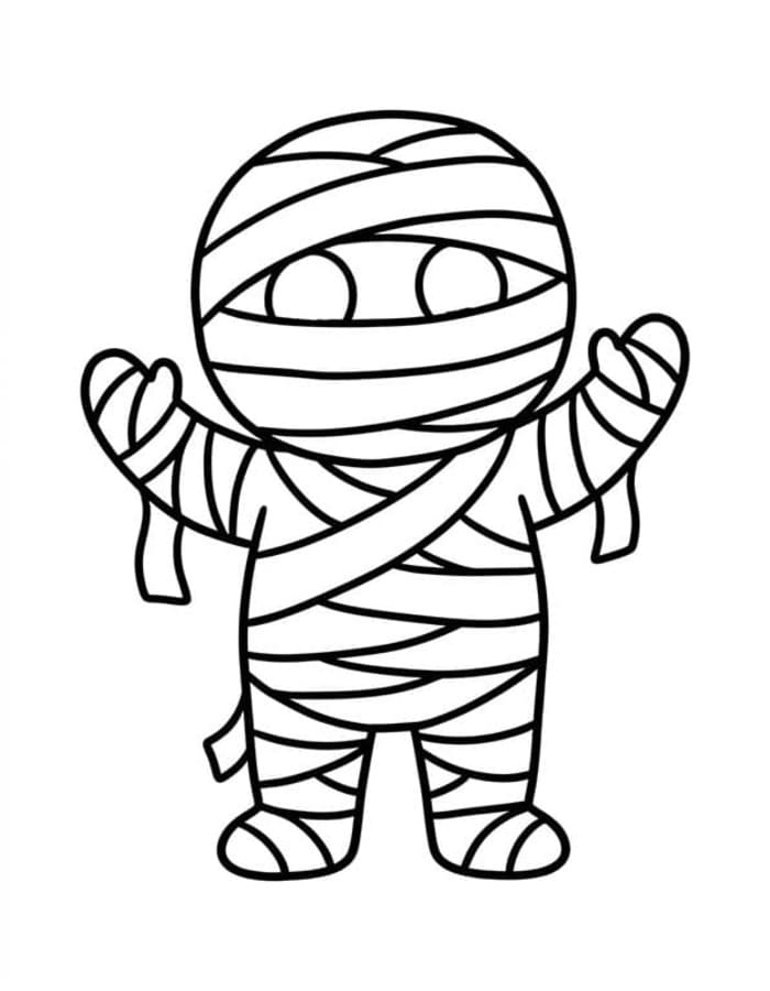 Mumie coloring pages